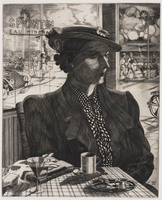 KG 1989 001
<br/>
Portret van Renée in Scheveningen
<br/>
<em>Dupont, Willem Frederik (1908-1988)</em>